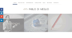 Desktop Screenshot of pablodimeglio.com